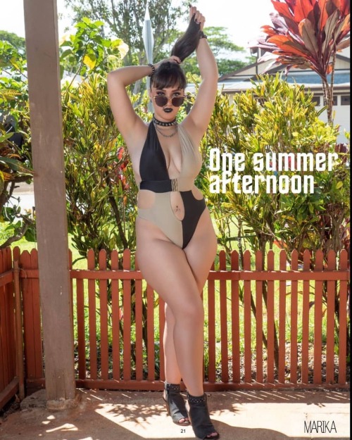 Gothic style in the summer extra hot!@marika_magazine issue #118 just came out! Buy your copies toda