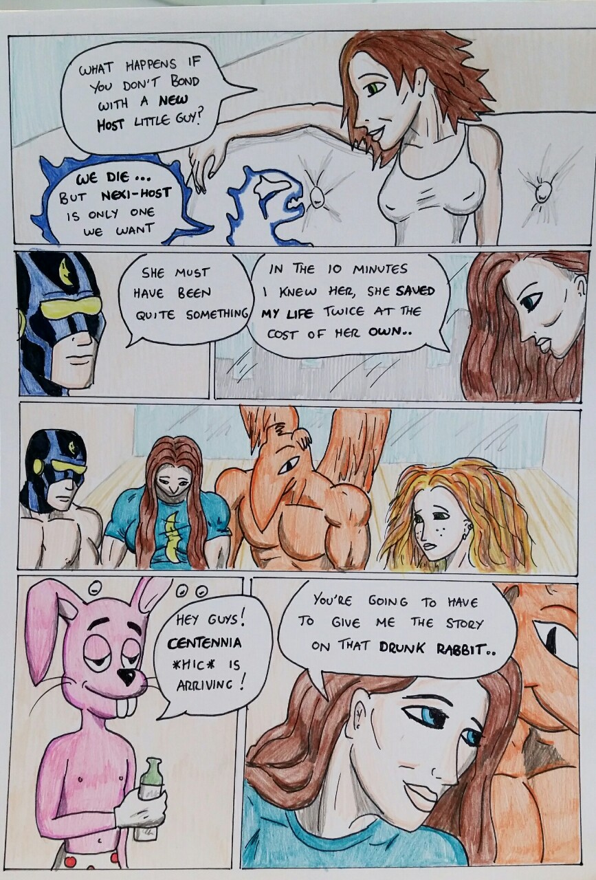 Kate Five vs Symbiote comic Page 144  Eros confirms no other host will do :( Also