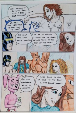 Kate Five vs Symbiote comic Page 144  Eros confirms no other host will do :( Also even Kimberly cannot resist the charms of Rodney, the drunk mutated rabbit   Captain Evening, Merv the Griffin, Jung-La, Blue Knight and The Odds, and the Fortress of Evenin