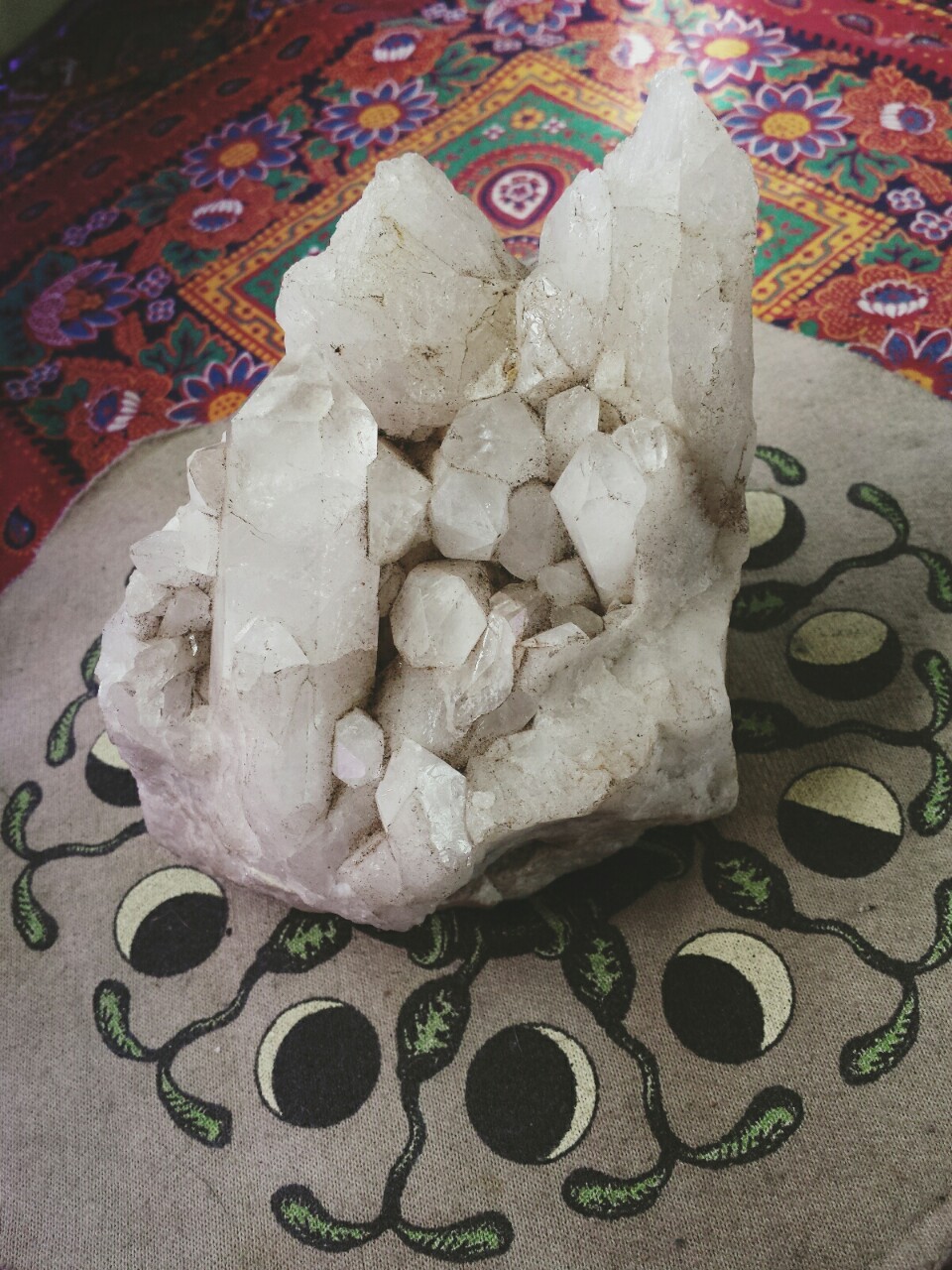 darksideoftheshroom:   I AM GIVING AWAY THIS QUARTZ CLUSTER THAT I HAVE NURTURED