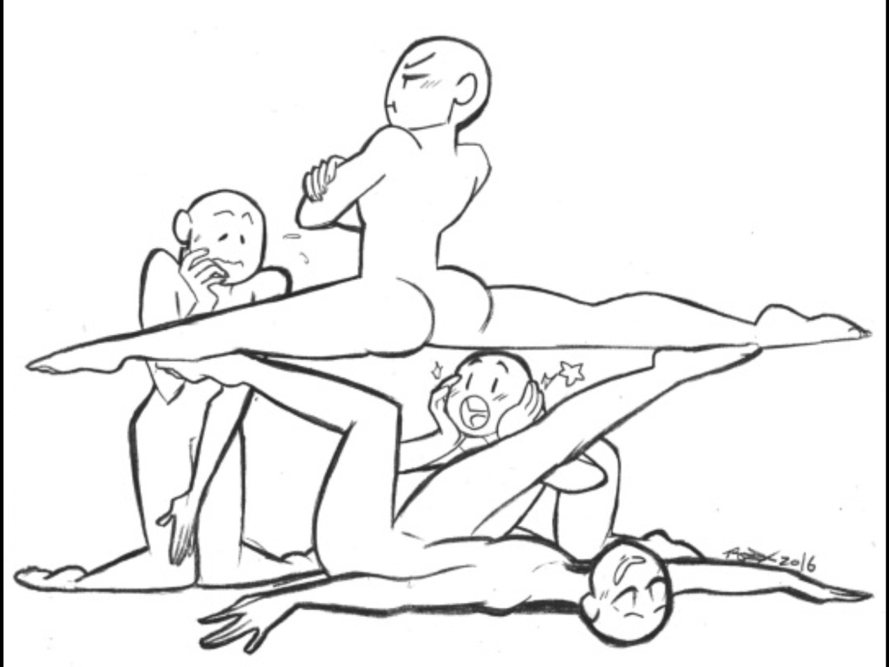 ladymagique-et-ladychance:  Did the main four losers in @croxovergoddess ’s draw