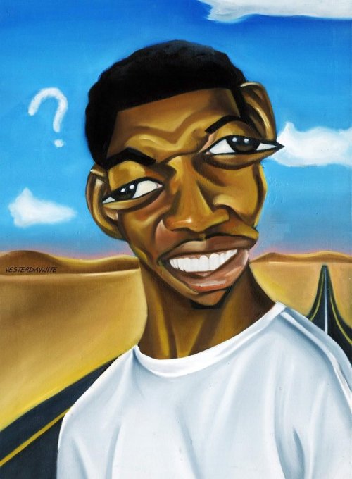 csmitty4u: galakticbabe:  nasfera2:  Alim Smith’s amazing “Black Meme History Month” paintings. THIS