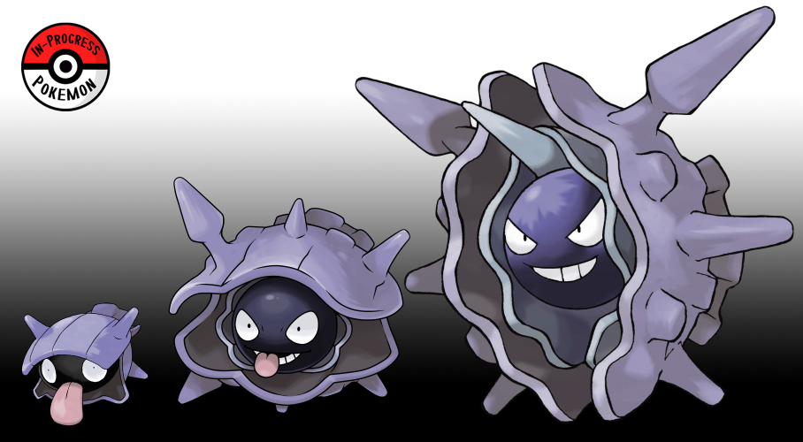 Shellder & Cloyster corroded forms