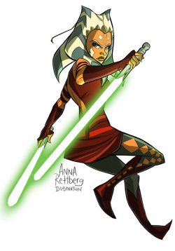 superheropinups:  Ahsoka Tano - Anna Rettberg