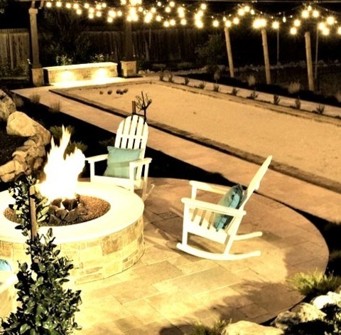 Natural Stone Pavers San Francisco Design Concepts For A Sizable Craftsman-style, Fully-shaded, Stone-paved