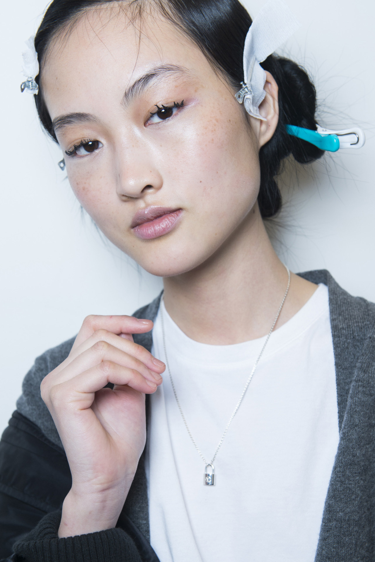 marieahh:  Jing Wen - Backstage at Jason Wu FW16 