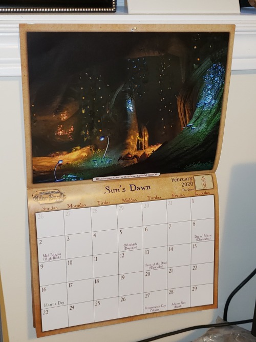 uesp: Flash Giveaway! We’re giving away three of our calendars, and we’re going to choos