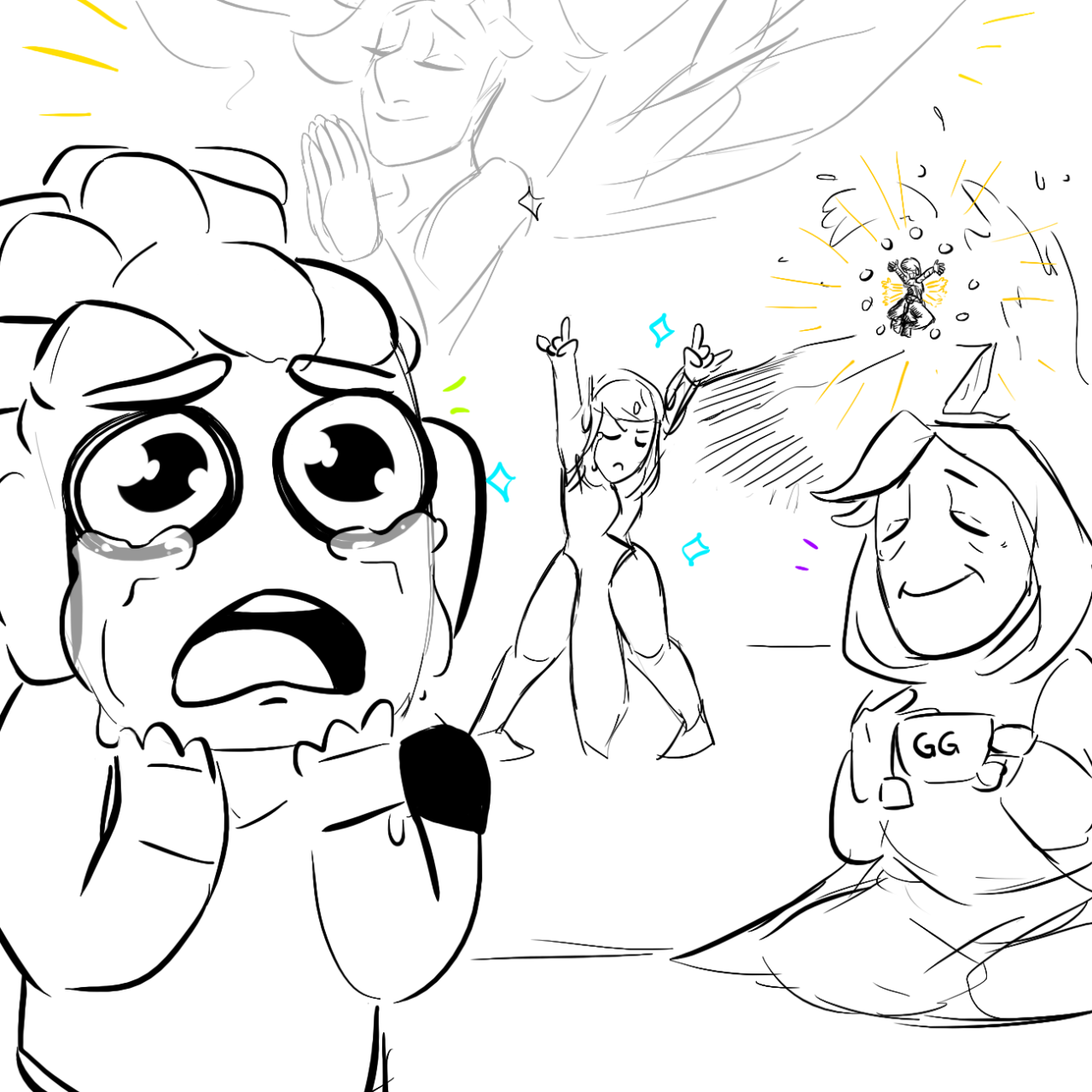 mx-bones:  When you play as support and your teammates actually protect you 