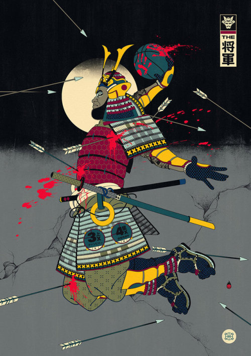 really-shit:
“ Edo—Ball | Andrew Archer Edo—Ball is an on-going series of artworks inspired by Basketball, Japan, NBA and Culture. The series started in 2013 with two personal artworks I created, The Rock & The Ghost. These artworks were created from...