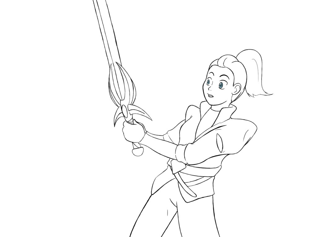 Ask Lux Brush Lux Brush Line Art Adora From She Ra And The