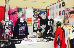 omocat:  almost done setting up the OMOCAT booth at SAKURA CON!!   booth 728 in exhibitors hall…   come visit tomorrow!