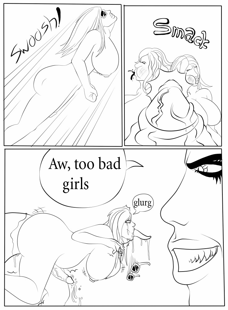 Demon Hunter page 6 A comic I did for SeneI It´s comic about 10 girls trying to