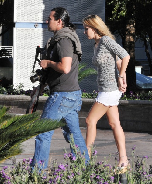 At first I didn’t think she had a bra on.