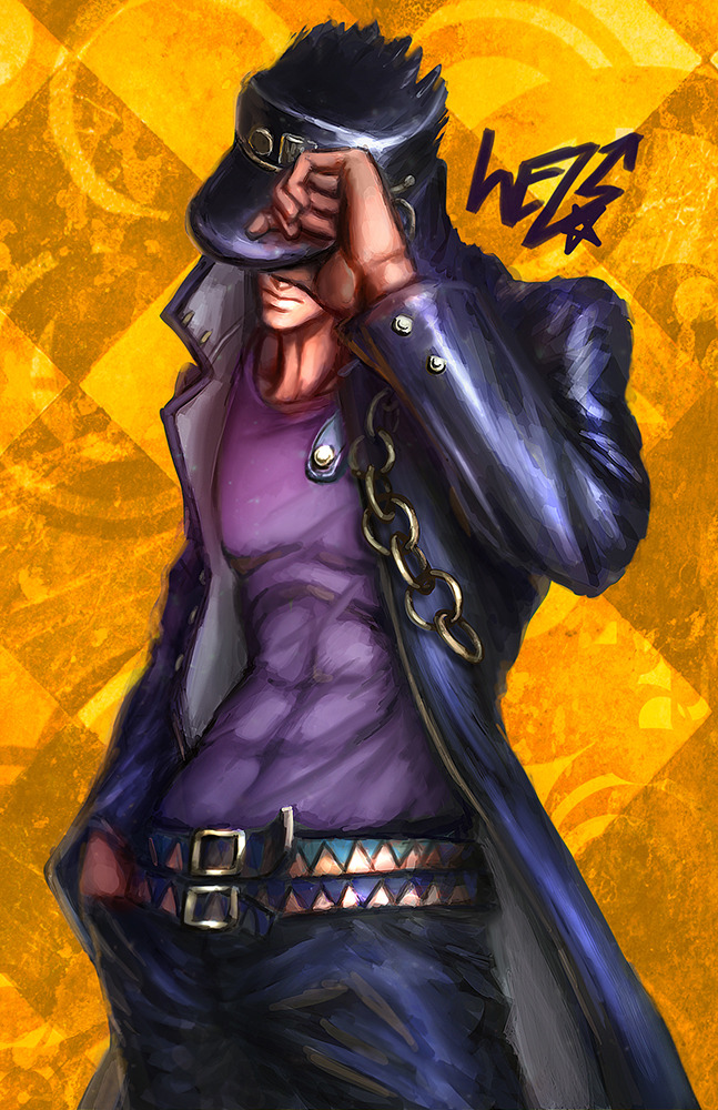 let's run away from here — w-e-z: Fanart of Jotaro Kujo frp, JoJo's  Bizzare