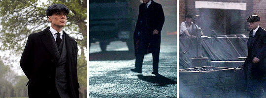 peakyblindersgifs:  Tommy Shelby; walking in every episode
