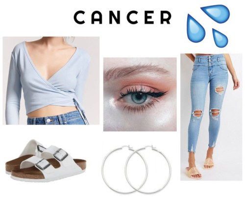 signs as outfits: cancer