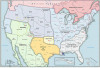 Alternative map of the USA,from Aces and Eights.
[[MORE]]An alternate history time line in which the American Civil War happened ten years earlier and the United Kingdom and France assisted the Confederate States of America (CSA). The Civil War...