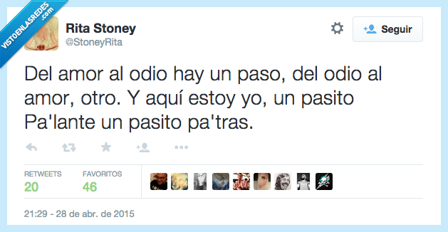 alochucknorris:  1,2,3… ¡Un pasito p'alante, María! por @StoneyRita Visto en