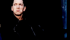 dobrevnins-deactivated20150820: GET TO KNOW ME MEME: 2/5 current celebrity crushes » Eminem “Anything that I am afraid of? 8 legged insects…. giraffes. Giraffes, I have a weird thing with giraffes man. I don’t like their necks. “ 
