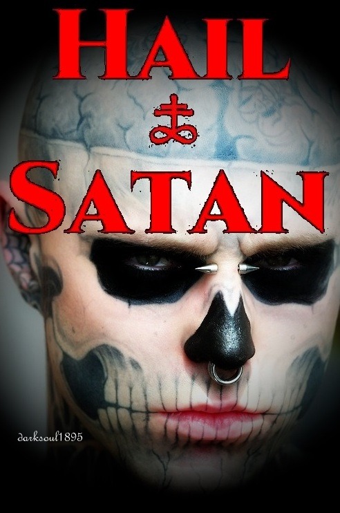 satansguard: darksoul1895: cum follow me to Satan ….      Masturbate in His name!