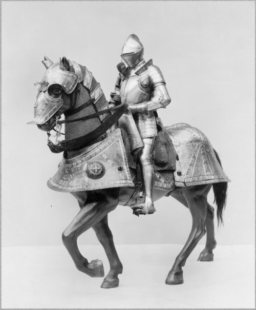 met-armsarmor: Horse Armor Made for Johann Ernst, Duke of Saxony-Coburg (1521–1553) by Kunz Lo