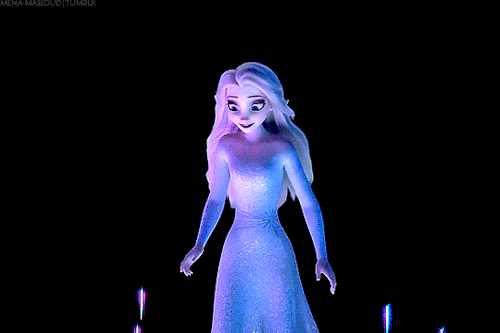 Elsa With Her Hair Down