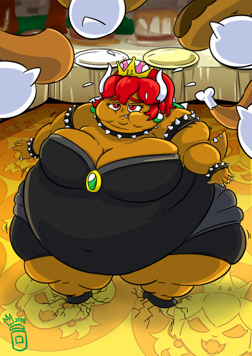 royaljellysandwich: Full Bowsette WG sequence, both variations. Commissioned by @tach0012