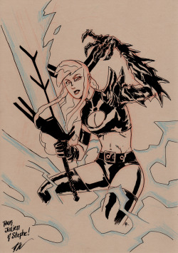 mugofink:  Magik [Commission - Black ink,