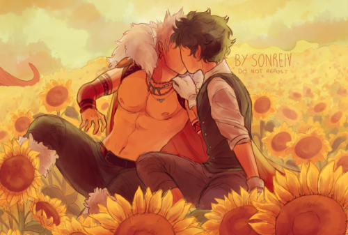 sonreiv: first kiss. another contribution to Wanderlust @abkdkzine! Leftover sales are now open &lt;