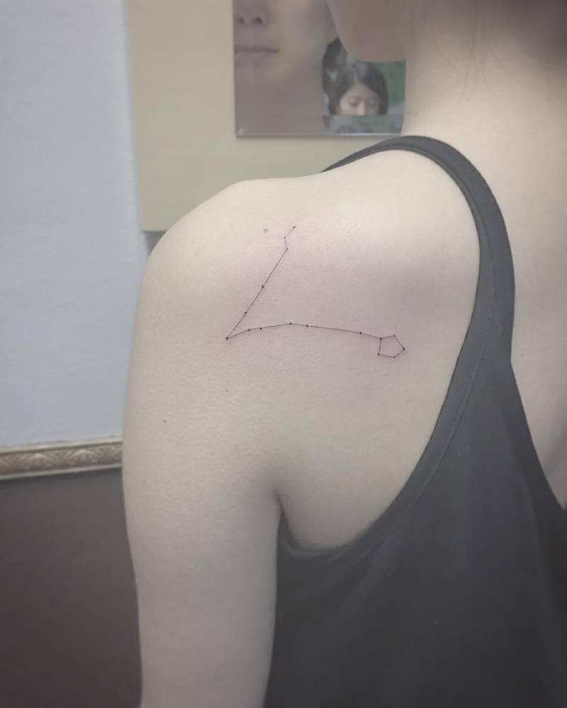 scorpio stars in the sky hand tattoos｜TikTok Search