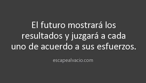 Escape al vací­o
