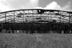 eastberliner:  abandoned russian army hangar outside of berlin , eastgermany 2012 