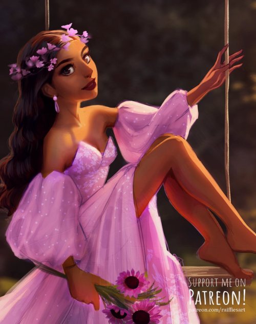raidesart:Turned this month’s Patreon tutorial into Isabela Madrigal from Encanto ^^ I will post the