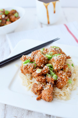 tinykitchenvegan:  General Tso’s Cauliflower