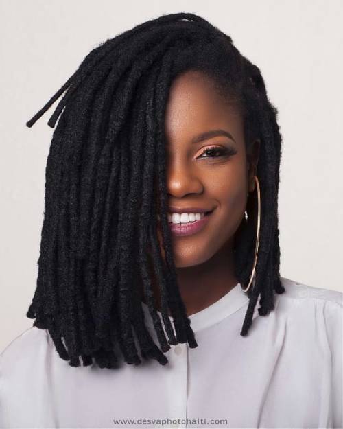 iamlocd:if you ever decided to cut your locs, consider this cute bob style rocked by @princesseud #i