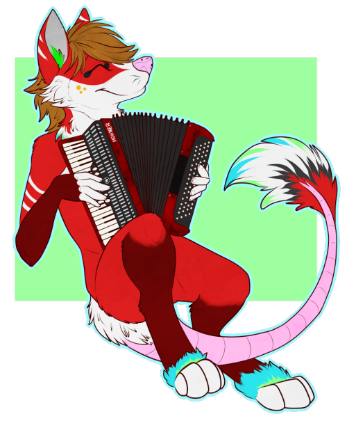 furrywolflover:  music to my ears - by Sonna
