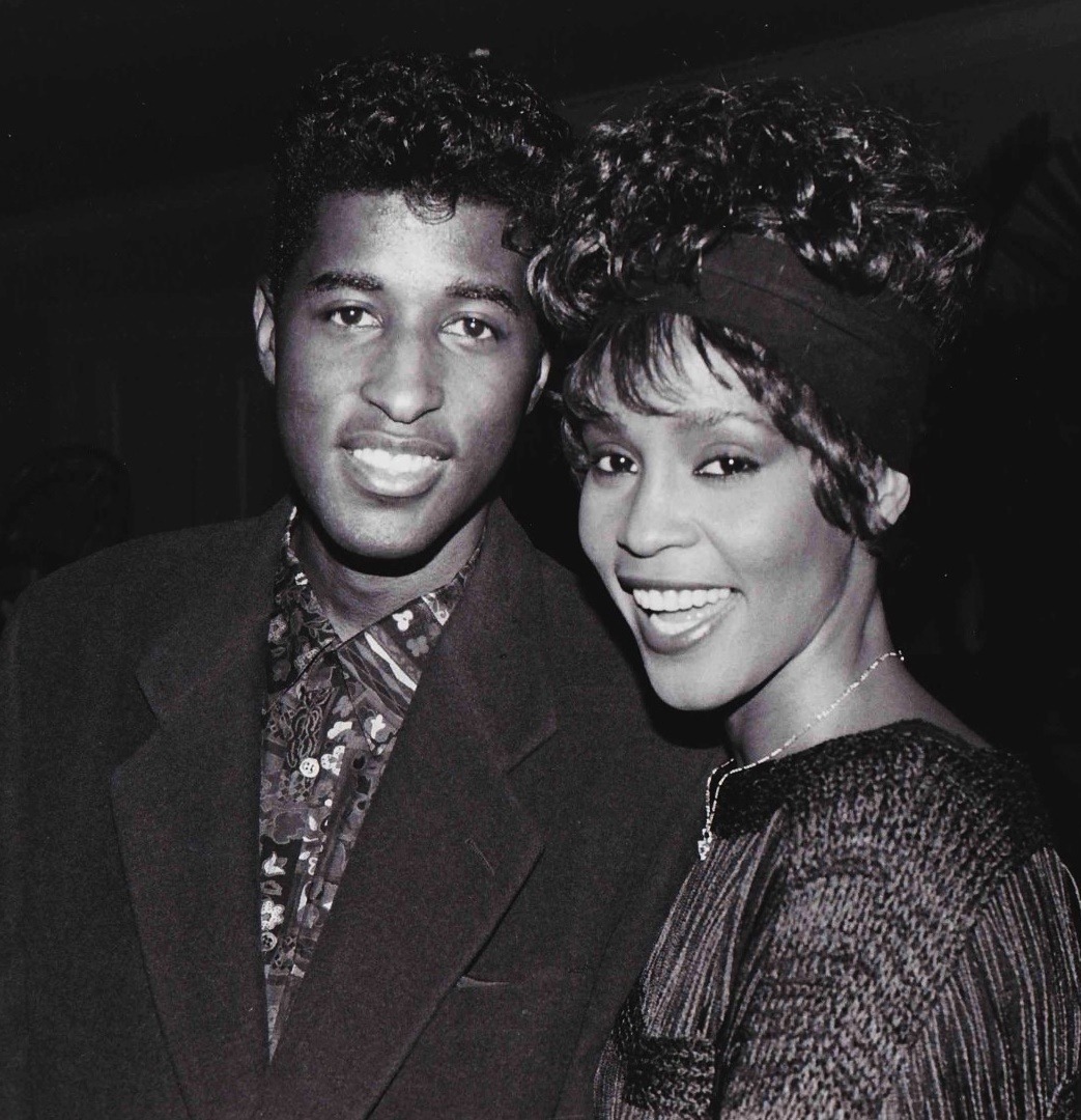 90shiphopraprnb:  Babyface and Whitney Houston 