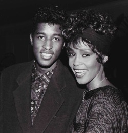 90shiphopraprnb:  Babyface and Whitney Houston