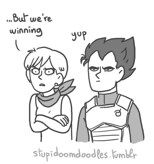 stupidoomdoodles: seriously tho the more i draw about these two assholes the more i realize they wer