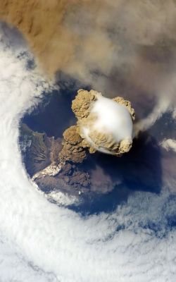 Blazepress:  Volcanic Eruption From Space. 