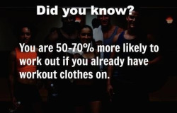 ladyknucklesinshape:  boomsquatthefuckdown:  mistatimd:  motiveweight:  fitblr4ever:  I believe it  Truth!   So true that I had to repost  let’s be honest.No one puts on work out clothes and takes them off without having worked out.  lies. my whole