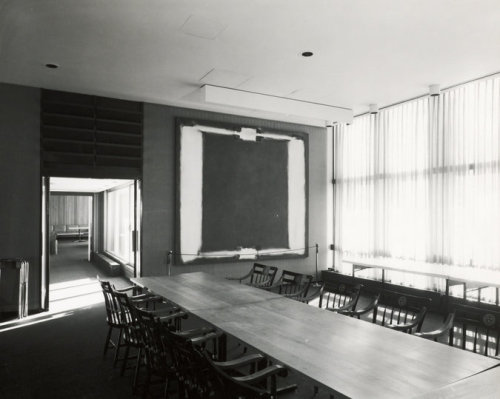 dailyrothko:Mark Rothko, The Harvard Murals, 1962-1963Panel OnePanel TwoPanel ThreePanel FourPanel F