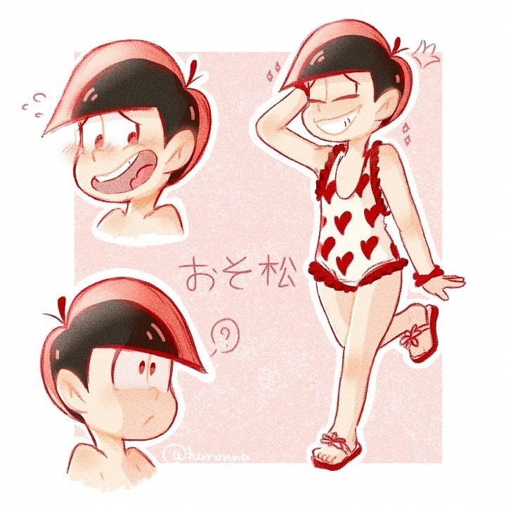 Haronna Hi 私は19年の古いおそ松くんのアニメに触発されました