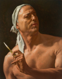 monsieurlabette:  Jon deMartin - Self Portrait - Oil on Canvas