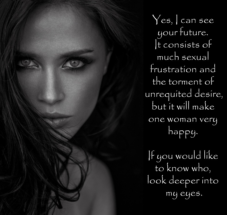 Yes, I can see her too.