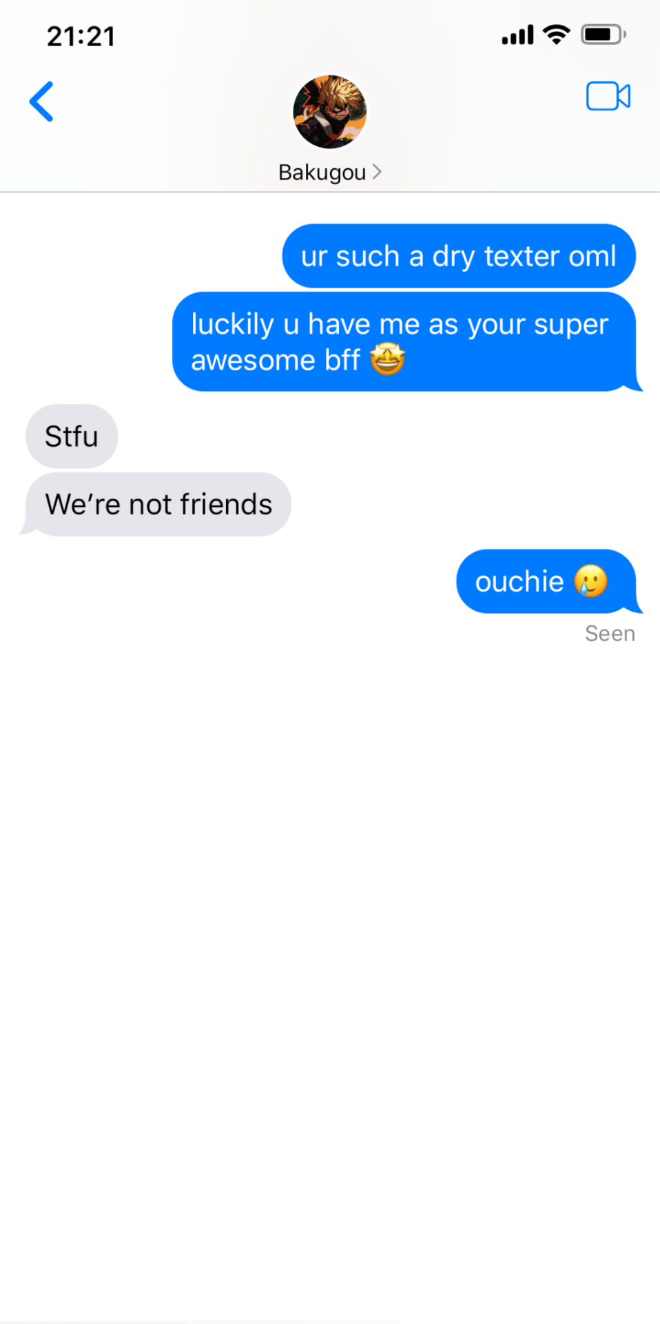 REALISTIC BAKUGOU KATSUKI TEXTS