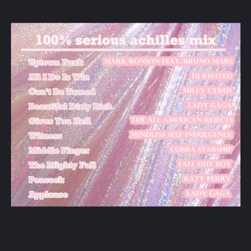 falloutdreamer: 100% serious achilles mix [x]