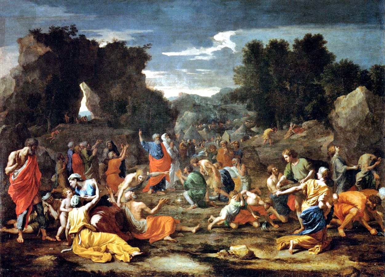Nicolas Poussin (Les Andelys, Normandy, 1596 - Roma 1665); The Jews gathering the