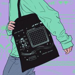 uchuusummer:SPACE RPG and CHAT BOX totebagsare being sold at a special preorder discounted price!They are specially designed to be suited to put your enamel pin collection on!Check them out at uchuusummer.com 