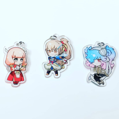 Continuing the Fire Emblem characters in acrylic charm form! I’ve had them for like forever bu